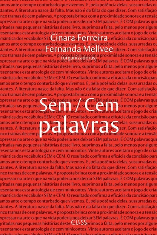 Capa de Livro: Sem/Cem Palavras