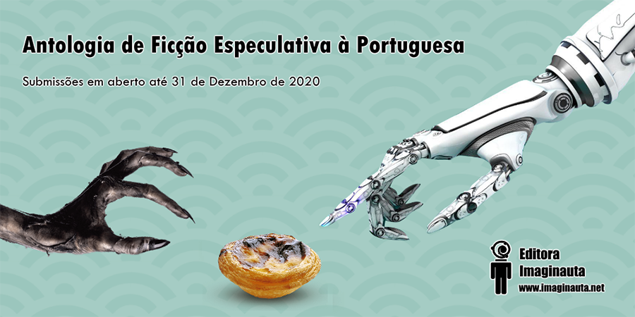 Cartaz de divulgação da Antologia da Editora Imaginauta