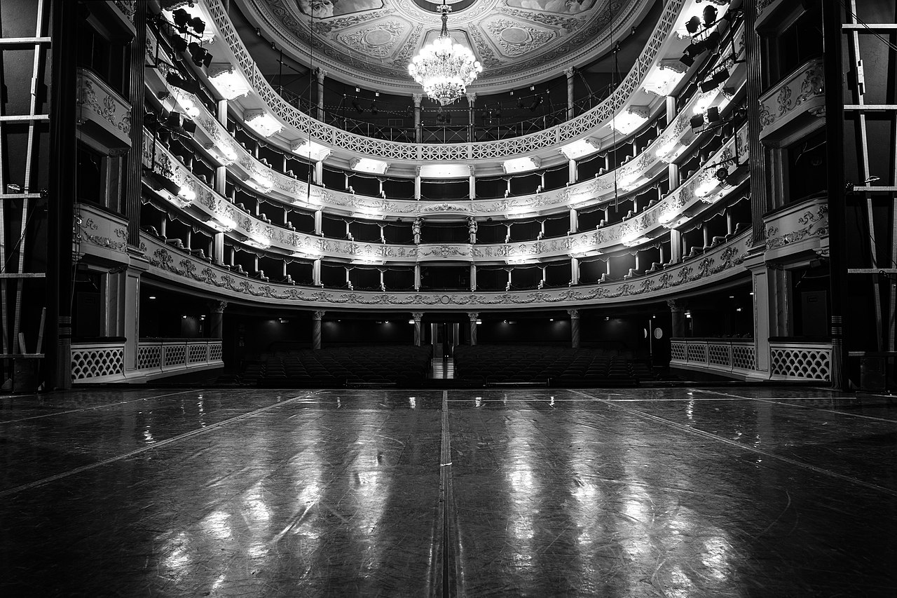 Palco do teatro de Modena